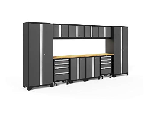 NewAge Products Bold 3.0 Gray 12 Piece Set, Garage Cabinets