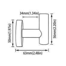 Brushed Gold Single Robe Hook, Towel Hook Stainless Steel Bathroom Clothes