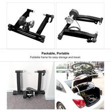 Bike Trainer Stand | Exercise Magnetic Stand with Noise Reduction Wheel