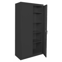 Sandusky Lee, Welded Steel Classic Storage Cabinet, 4 Adjustable Shelves