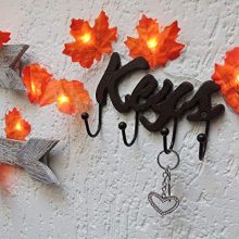 Cast Iron Rustic Key Holder for Wall - Cast Iron Wall Mount Decorative Keys Rack