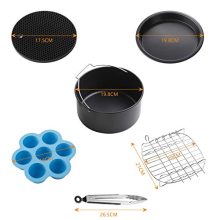Innsky Air Fryer Accessories XL 6pcs with 8 Inch Diameter