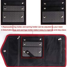 AtYOU Travel Jewelry Organizer Bag Jewelry Roll Travel Jewelry Case