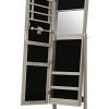 Abington Lane Standing Jewelry Armoire - Lockable Cabinet Organizer