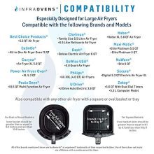 Air Fryer Double Rack Accessories Compatible with Chefman, Habor