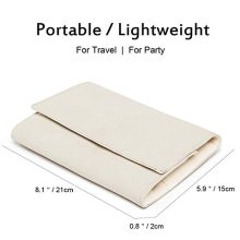 Bosidu Travel Jewelry Organizer Roll Jewelry Case Bag for Necklaces