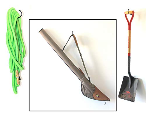 ALAZCO 8pc Heavy Duty Bike Hook & Utility Storage - Space Maximizer