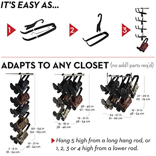 Boot Butler Boot Storage Rack As Seen On Rachael Ray - Clean Up Your Closet Floor