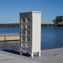 Hives and Honey Cadence Standing Jewelry Armoire, White