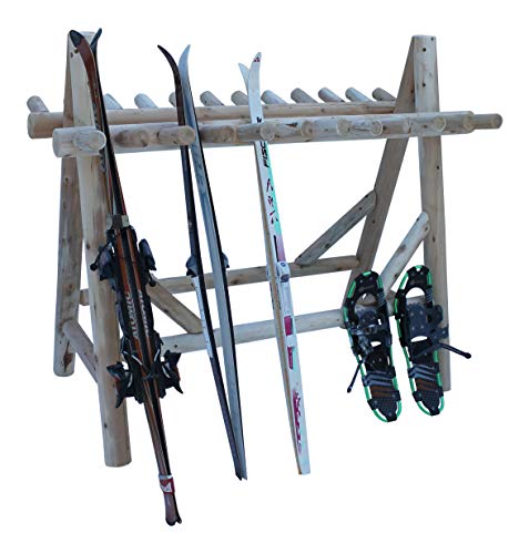22 Place Ski Rack Unfinished