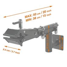 Venzo Bike Repair Stand - Wall Mount Bicycle Workstand for Home Mechanics