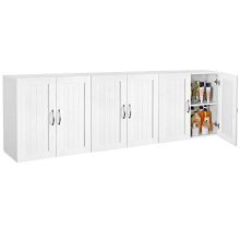 Yaheetech Bathroom Medicine Cabinet, 2 Door Wall Mounted Storage Cabinet