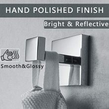 JOMAY Towel Hook for Bathroom Kitchen, Mirror Polished SUS 304 Stainless Steel