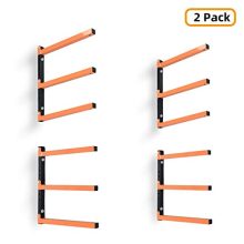 Homydom Wood Organizer and Lumber Storage Metal Rack