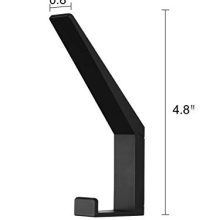 Coat Hooks Wall Mounted Towel Hook Heavy Duty Aluminum Double Robe Hanger