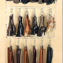 Deluxe 12-Pair Hanging Boot Storage - Double Decker Boot Caddy Hangs up