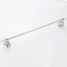 AUSWIND Polish Crystal Towel Bar 23-Inch Chrome Finish Wall Mount Towel Rack