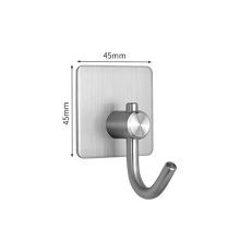Towel Hooks Adhesive Hook Heavy Duty Wall Hooks Chrome Waterproof Utility