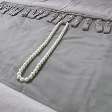 treachi Portable Jewelry Roll Necklace Travel Storage Displays Holder