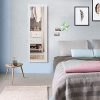 ZenStyle Jewelry Armoire Lockable Wall/Door Mounted Jewelry Organizer