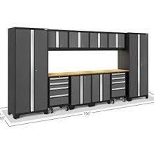 NewAge Products Bold 3.0 Gray 12 Piece Set, Garage Cabinets