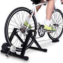 Bike Trainer Stand | Exercise Magnetic Stand with Noise Reduction Wheel