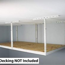 MonsterRax 4x8 Garage Storage Rack Without Decks - Height Adjustable Steel