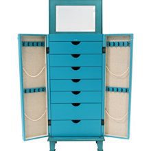 Hives and Honey Cabby Fully Locking Jewelry Armoire