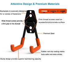 Garage Hooks, UNIHAO 12 Pack Garage Storage Hooks Utility Hooks Heavy Duty