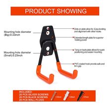 ProChosen 10-Pack Steel Garage Storage Utility Double Hooks