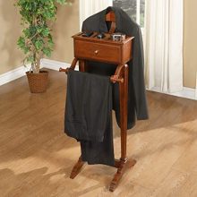 Powell Cherry Finished Closet Valet