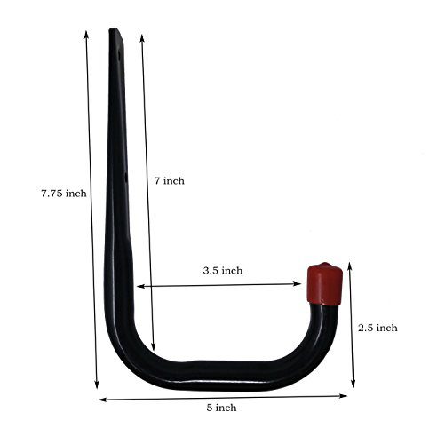 Tetra-Teknica Heavy Duty Garage Storage Utility Hooks, Medium Size