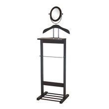 Proman Products Trojan (Walnut) Mirror Valet Stand