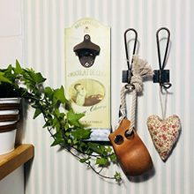 HOOXX 10 Pack of Rustic Coat Hooks | Decorative Vintage Hangers