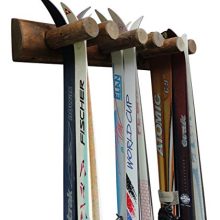 6 Place Wall Ski Rack, Canyon Brown