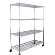 SafeRacks NSF Certified Commercial Grade Adjustable 4-Tier Steel