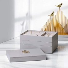 Vlando Miller Jewelry Trays Stackable Showcase Display Drawer Organizer Storage