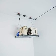 Smart 3'x3' Overhead Garage Storage Lift – Motorized Platform Lifter with Wireless Control