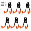 Garage Storage Hooks, Heavy Duty Storage Utility Hooks, Steel Wall Mount Hooks