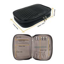 Becko Travel Jewelry Organiser Bag Case/Softed Padded Travel Jewelry Roll Pouch
