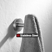 JQK Bathroom Towel Hook, Coat Robe Clothes Bath Wall Hooks for Kitchen Garage