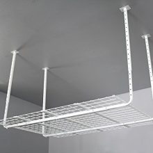 HyLoft 60-Inch by 45-Inch Pro Ceiling Mount Shelf, White
