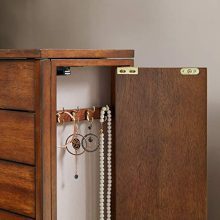 Furniture HotSpot - Jewelry Armoire - Dark Sienna
