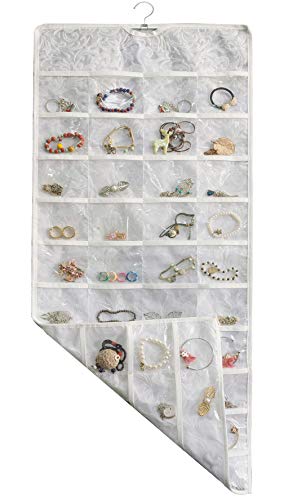 BB Brotrade Hanging Jewelry Organizer,Double Sided Jewelry Storage Organizer
