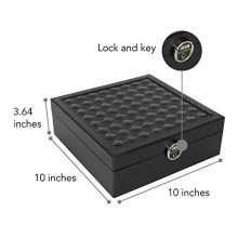 Lark and Harper Jewelry Box-Jewelry Organizer with Mini Travel Case and Mirror