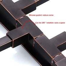 ELLO&ALLO Oil Rubbed Bronze Swing Out Towel Racks for Bathroom Holder