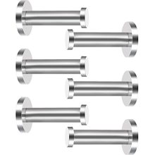 Versatile and Stylish: 6-Piece Stainless Steel Wall-Mount