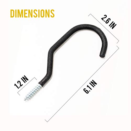 Heavy Duty Garage Hooks Storage - Ceiling Hook Wall Screw Bike Hangers
