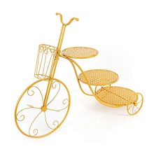 3-Tier Bike Shape Cake Stand Potted Plant Stand Wedding Birthday Party