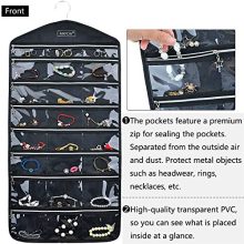 MKPCW Hanging Jewelry Organizer Storage Oxford Cloth Holder